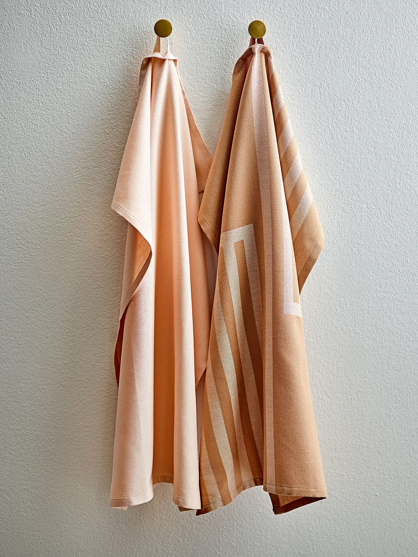 SOEDAHL | Geschirrtuch-Set 2tlg REFLECTION Warm Taupe | hellbraun